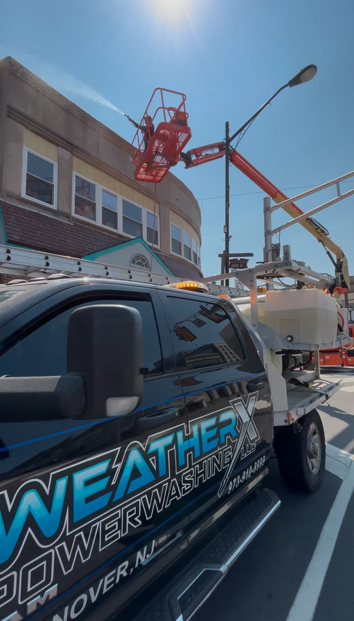WeatherX branded truck ready for fleet service